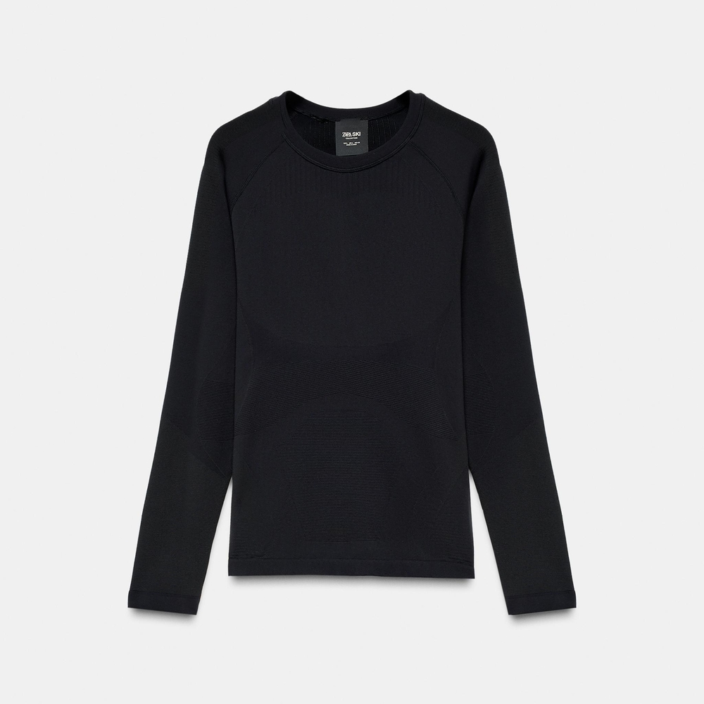 Zara Black Ski Collection Top